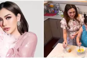 Single mom bisa beli rumah pakai lift, 10 potret dapur Celine Evangelista mewah minim perabotan