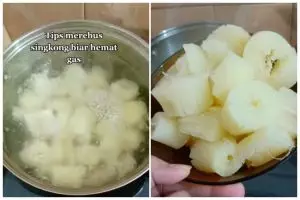 Tanpa tambahan daun salam, ini trik rebus singkong agar empuk dan matang sempurna dalam waktu 5 menit