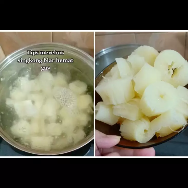 Tanpa tambahan daun salam, ini trik rebus singkong agar empuk dan matang sempurna dalam waktu 5 menit