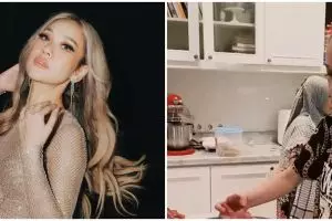 Bikin rendang sendiri, begini 9 momen BCL pamer skill masak daging 18 kg