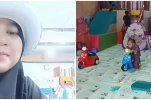 Momen bocah ragu ingin main di playground sampai menunggu lama ini bikin warganet terharu