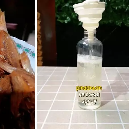 Bukan pakai kopi, ibu muda ini punya trik usir bau bekas goreng ikan asin cuma dengan 2 bahan dapur