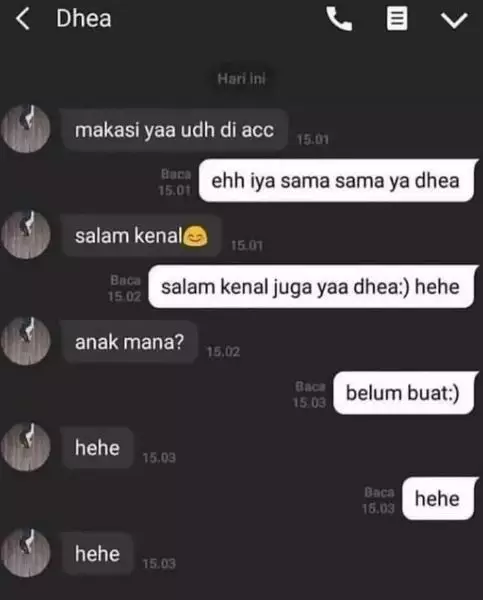 Chat lucu ngajak bercanda pacar Berbagai sumber