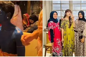 11 Potret kocak kostum buka bersama Ramadan 2024 ini nyeleneh abis, ada yang bawa unta