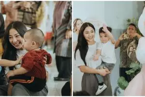 11 Momen ultah Issa anak Nikita Willy dirayakan di panti asuhan, kaos bucin Indra Priawan bikin ngakak