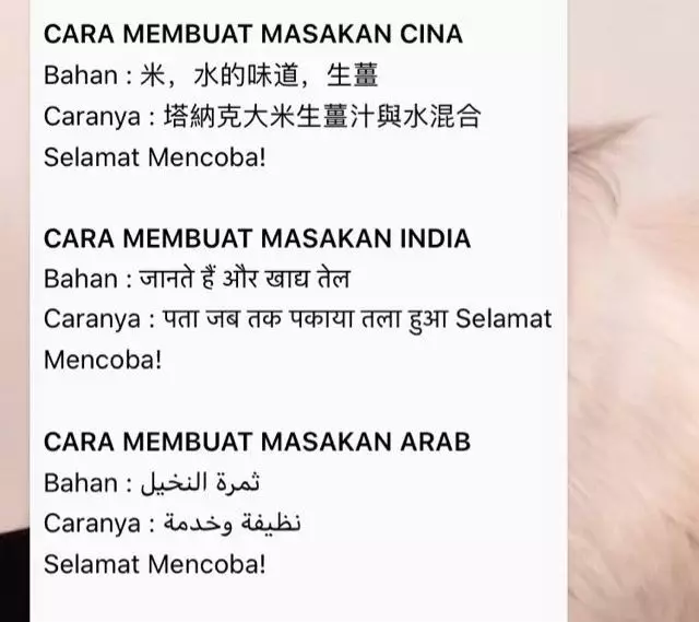 chat resep bikin badmood berbagai sumber