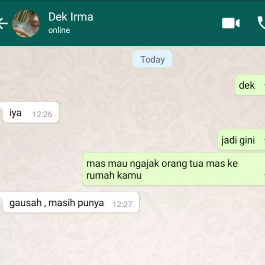 11 Chat lucu coba melamar pujaan hati ini endingnya ngenes abis, bikin nangis di pojokan