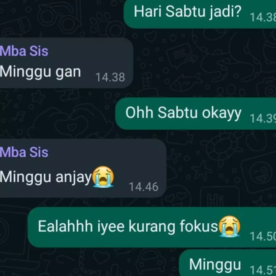 11 Chat lucu orang kurang fokus ini bacanya jadi ikutan emosi, harus sabar sambil ngelus dada