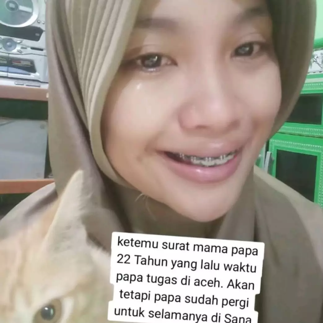 Wanita temukan surat dari ayah untuk ibunya saat bertugas di Aceh 22 tahun lalu, isinya bikin sedih