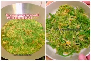 Bukan asam jawa atau tanah liat, ini cara hilangkan rasa pahit bunga pepaya pakai 3 bahan dapur
