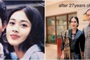 27 Tahun berumah tangga tanpa gosip miring, 11 potret Diah Permatasari dari pacaran hingga kini