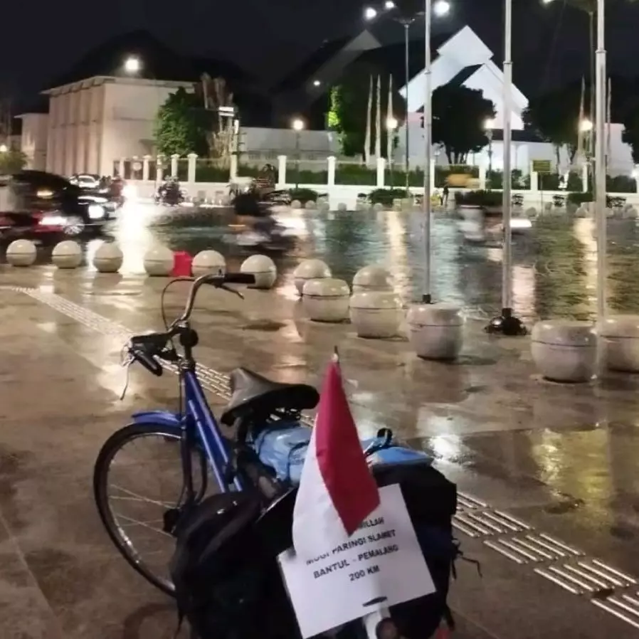 Pria bagikan perjalanan mudik pakai sepeda dari Jogja ke Pemalang, jalur tempuhnya jadi sorotan
