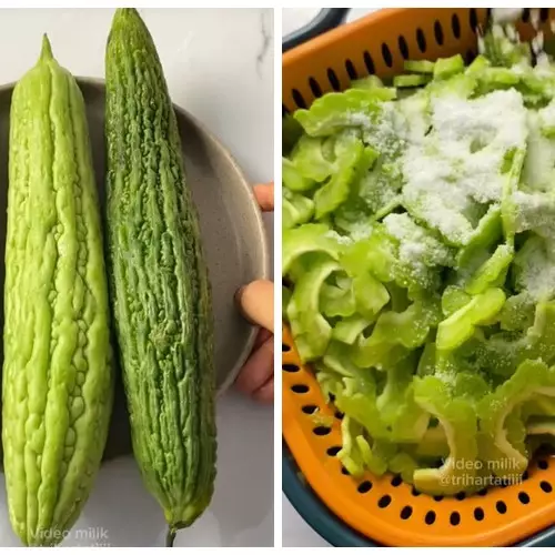 Jangan cuma diremas garam, begini cara ampuh menghilangkan rasa pahit pare pakai 2 bahan dapur