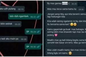 11 Chat lucu minta maaf ke pacar tapi dicuekin ini bikin sabar maksimal, bacanya sampai capek sendiri