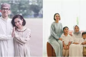 Tak pernah beli baju baru saat Lebaran, 9 gaya Andien sekeluarga saat hari raya dari tahun ke tahun