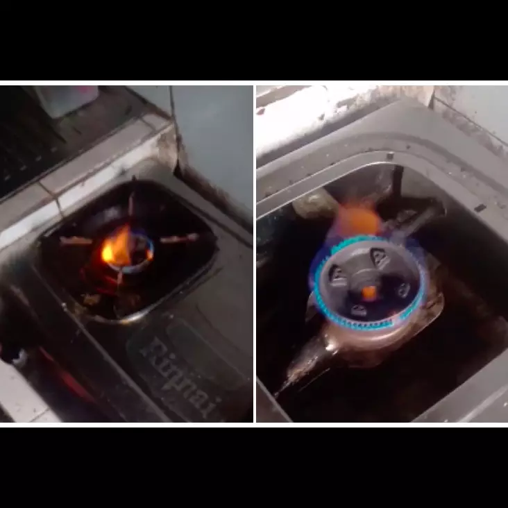 Nggak perlu ganti regulator, ini trik mudah mengatasi api kompor gas terlalu kecil pakai 1 bahan dapur