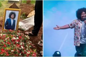12 Momen haru pemakaman Babe Cabita di TPU Cirendeu, dikelilingi banyak sahabat komika Tanah Air