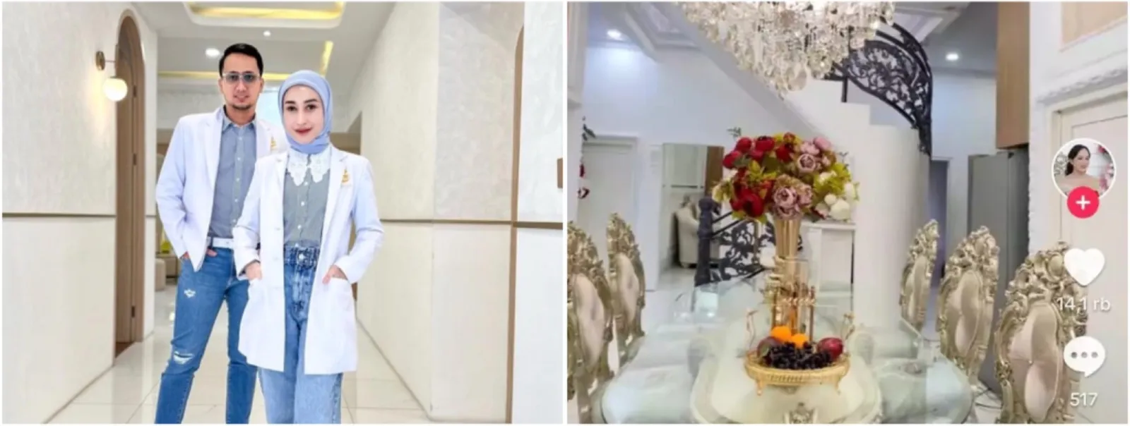 7 Potret ruang makan di rumah bos skincare, meja makan Mami Sultan ditaksir seharga Rp 200 juta