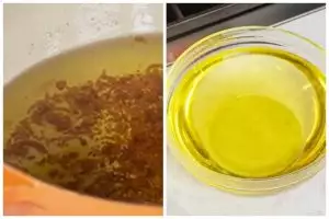Tak perlu gunakan jahe, ini cara menjernihkan minyak goreng dari kerak gosong pakai 1 bahan dapur