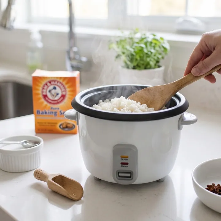 Trik agar nasi tak kering walau disimpan seharian di rice cooker, cuma modal 1 bahan dapur