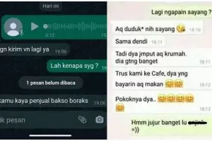 11 Chat lucu pacar terlalu jujur ini benar-benar menguji kesabaran, nyelekit abis