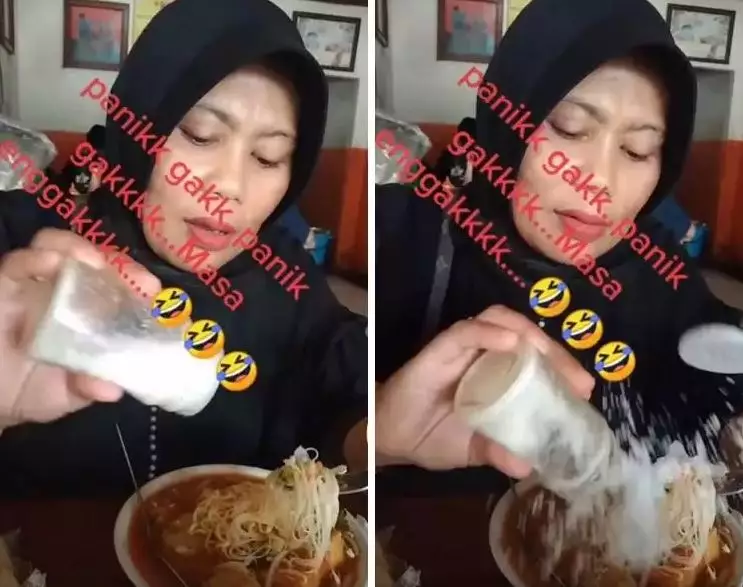 potret kocak pas lagi makan bakso Berbagai sumber