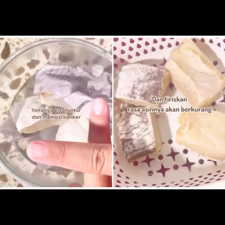 Jangan dibungkus koran, ini cara ampuh mengurangi rasa asin pada ikan asin cuma pakai 1 bahan dapur