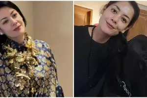 5 Momen Lulu Tobing pamer potret bareng 'gantengku', tato tersembunyi di lengan atas bikin salfok