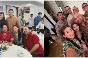 9 Potret Keluarga Cendana rayakan lebaran bersama, tak ada Mayangsari tapi Tata Cahyani hadir