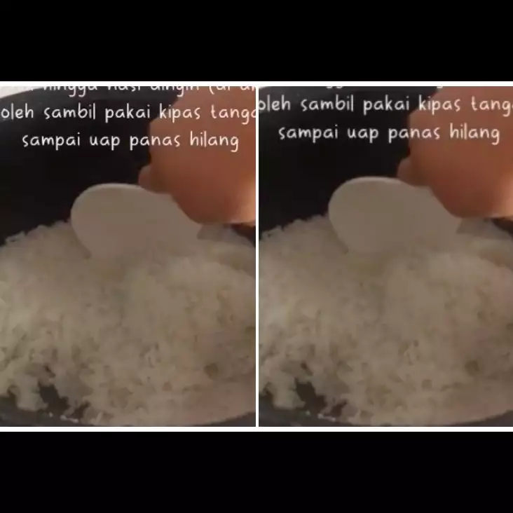 Tanpa bahan tambahan, ini trik menanak nasi agar tak mengering dan cepat basi di dalam rice cooker