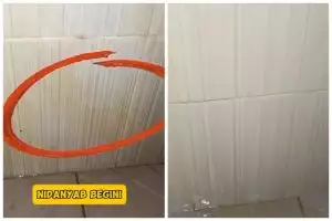 Tak perlu racikan sabun, ini trik bersihkan noda kuning di keramik kamar mandi pakai 1 bahan dapur