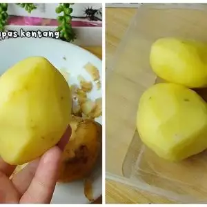 Trik simpan kentang kupas ini bikin warnanya tak berubah kecokelatan dan tetap cerah hingga 1 minggu