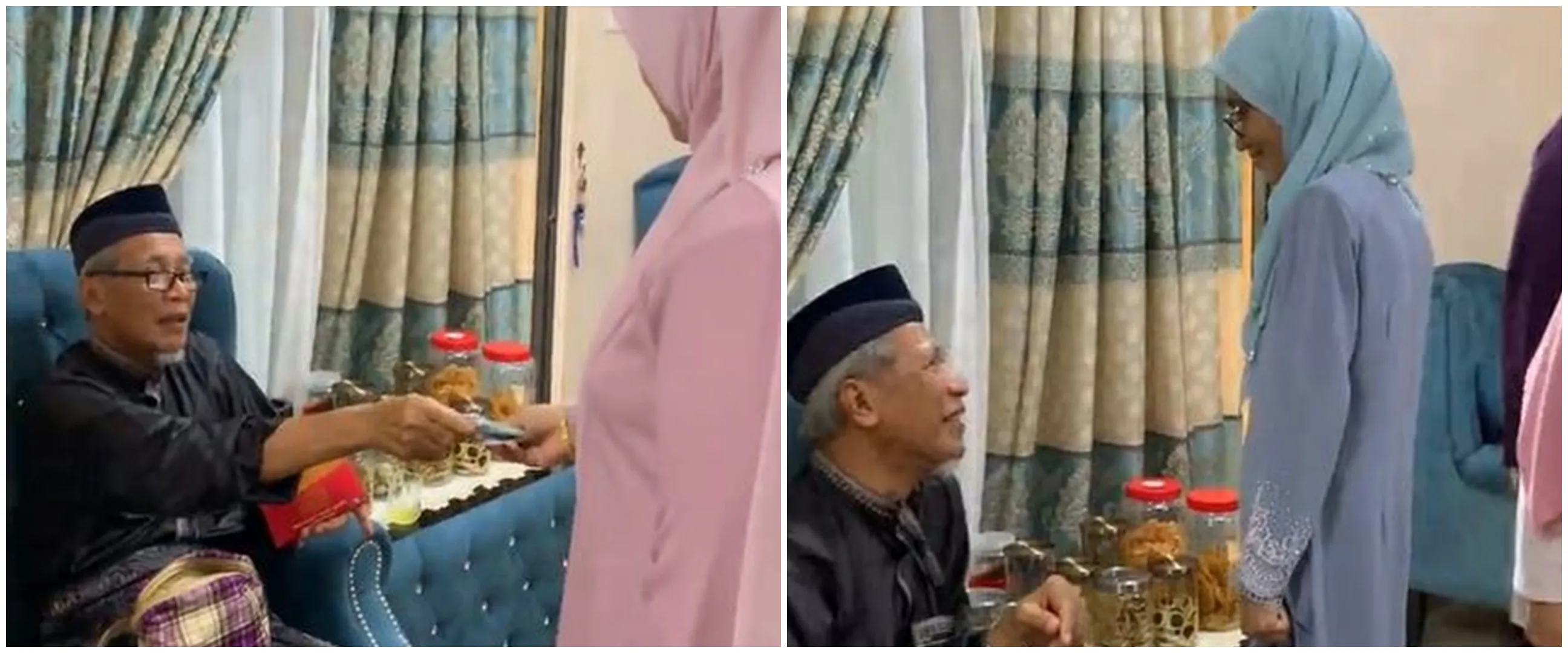 Bikin nggak kepikiran, begini cara kakek bagikan THR ke cucu-cucunya yang bikin iri warganet