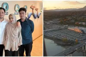 Tempuh 20 jam perjalanan, begini 9 momen perjalanan Cindy Fatikasari dan keluarga pindah ke Kanada