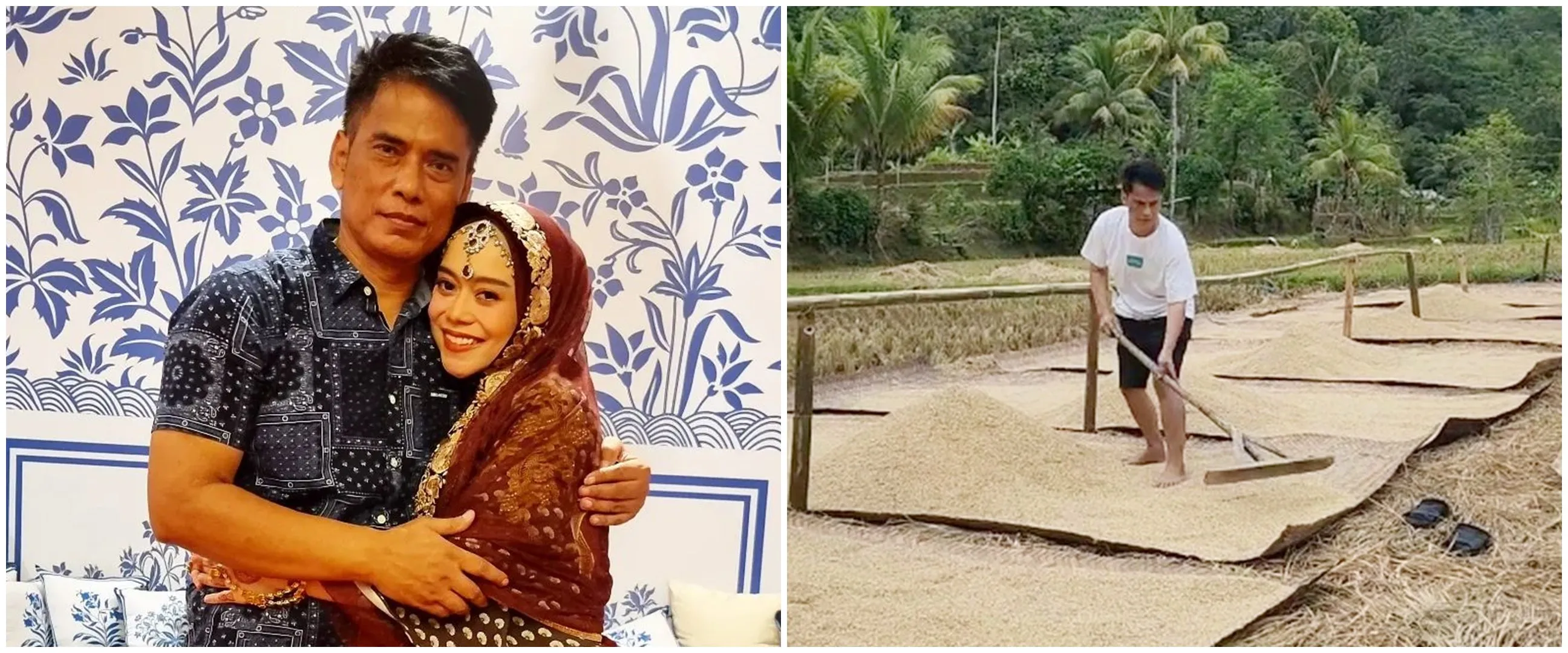 Kini hidup bergelimang harta, 7 momen ayah Lesty Kejora urus sawah sendiri ini bikin salut