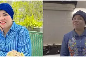 Beli rumah mewah, 9 potret dapur Oma Gala dan Haji Faisal ini serba putih dan minim perabotan