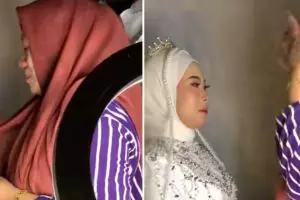 Momen haru ibu datangi pernikahan mantan kekasih sang anak, sikapnya ke pengantin bikin mewek