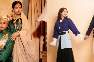 11 Momen akad nikah Putri Isnari dan Abdul Aziz, ada prosesi ketuk pintu hingga sawer uang