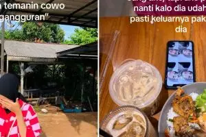 Momen wanita temani pria pengangguran hingga dapat kerja ini malah dapat balasan tak terduga, nyesek