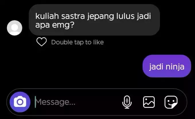 chat lucu nanya jadi apa berbagai sumber