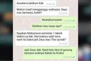 11 Chat lucu fresh graduate ditanya bakal jadi apa ini jawabannya menohok abis, bikin geleng kepala