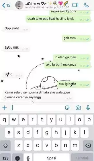chat lucu tidak percaya diri berbagai sumber