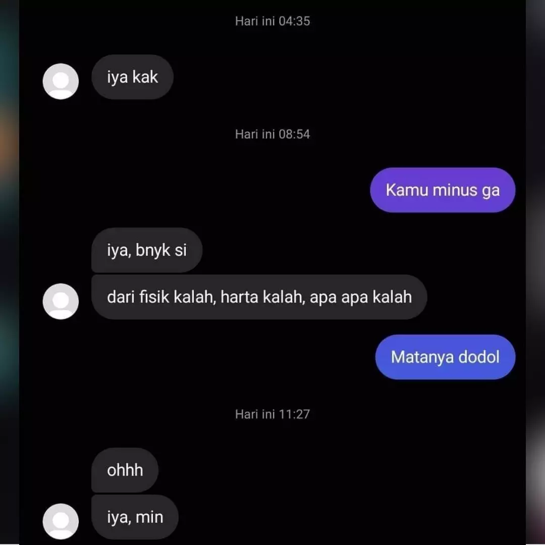 11 Chat lucu orang tidak percaya diri ini bacanya jadi menghela napas, endingnya bikin ngelus dada