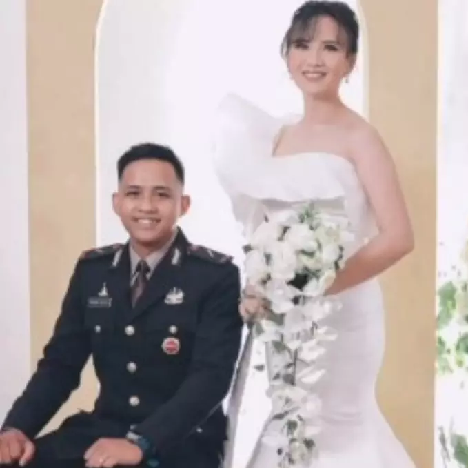 Nyaris gagal naik pelaminan karena kasus Sambo, ini 11 momen Bharada E resmi nikahi kekasihnya