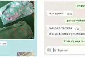 11 Chat lucu pacar niatnya pengin romantis malah gagal ini auto malu berjamaah