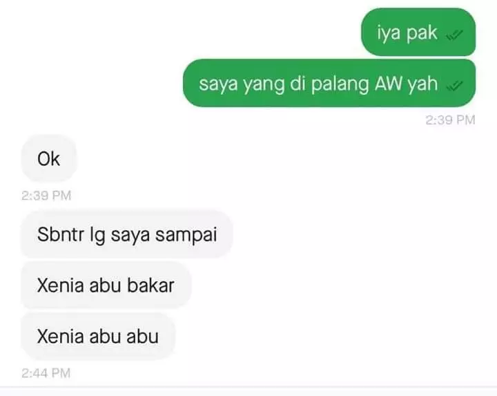 Chat lucu driver ojek online dari berbagai sumber Chat lucu driver ojek online dari berbagai sumber