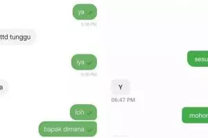 13 Chat lucu driver ojek online dengan penumpang ini tak bisa berword-word