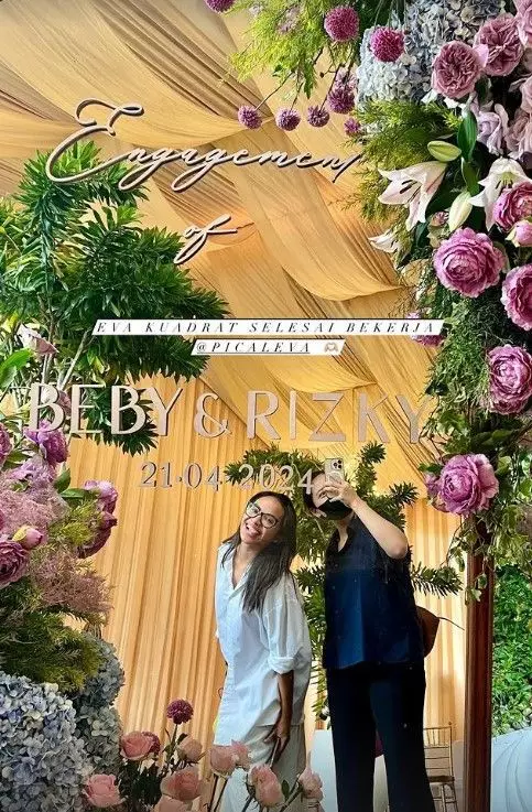 momen lamaran Beby Tsabina © Instagram