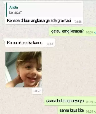 Chat lucu modusin gebetan © Instagram Chat lucu modusin gebetan © Instagram