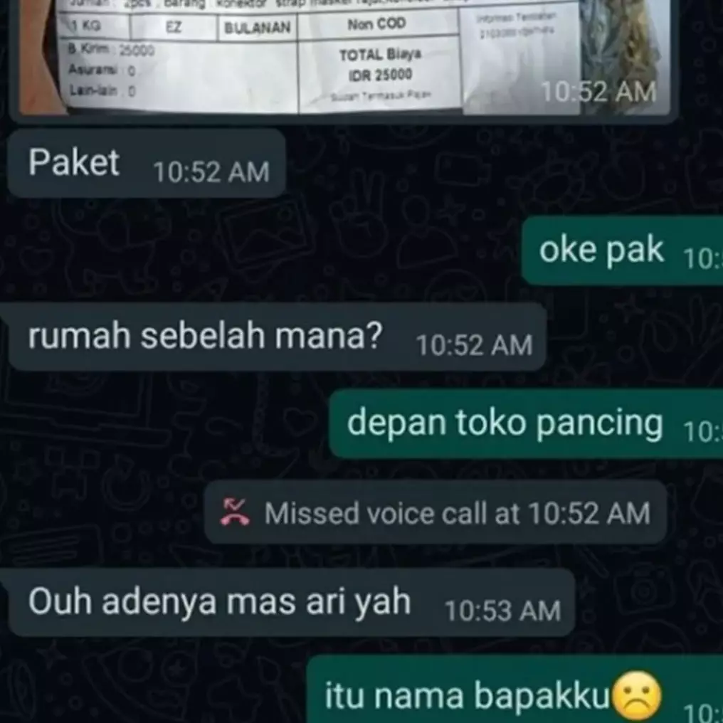 11 Chat lucu kurir pas anter paket customer ini bikin ngakak brutal, ada-ada aja kelakuannya